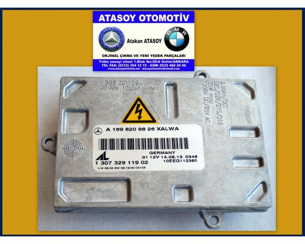 MERCEDES W245 B XENON FAR BEYNİ A1698209026 - A1698209826 - A1698200885 - A1698200285 - A1698200685 - 1307329119 - 1307329293 - 1307329123 - 1305500018 - 1305500015 - 1305201294 - 1035500015